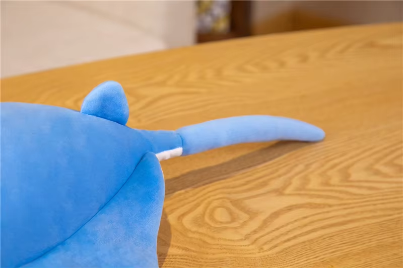 Cute Blue Manta Ray Plush