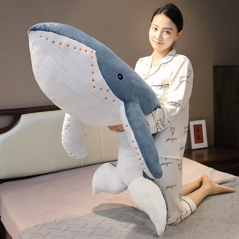 Big Fluffy Whale Plush