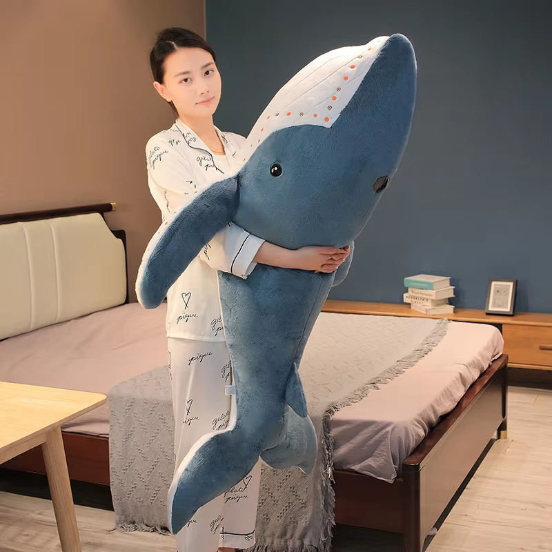 Big Fluffy Whale Plush