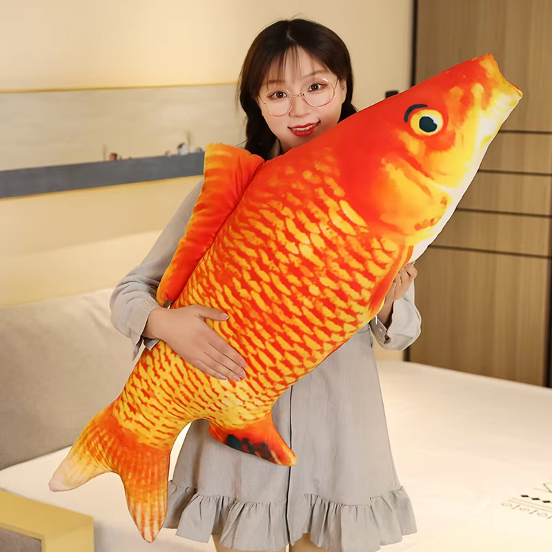 Big Squishy Orange Carp Plush