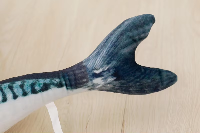 Realistic Mackerel Squishy Plush