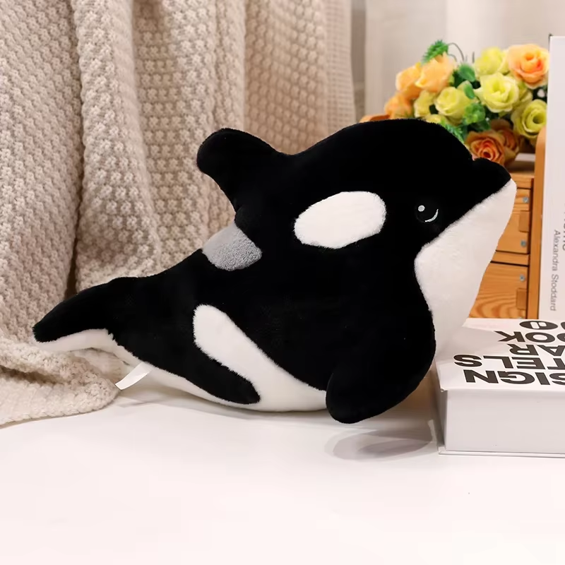 Cute Fluffy Orca Plush