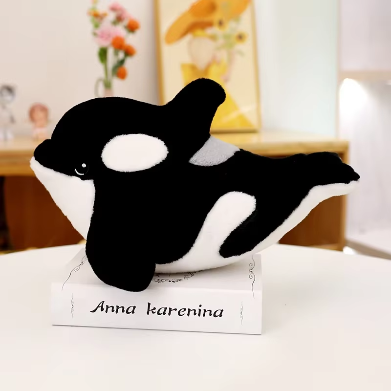 Cute Fluffy Orca Plush