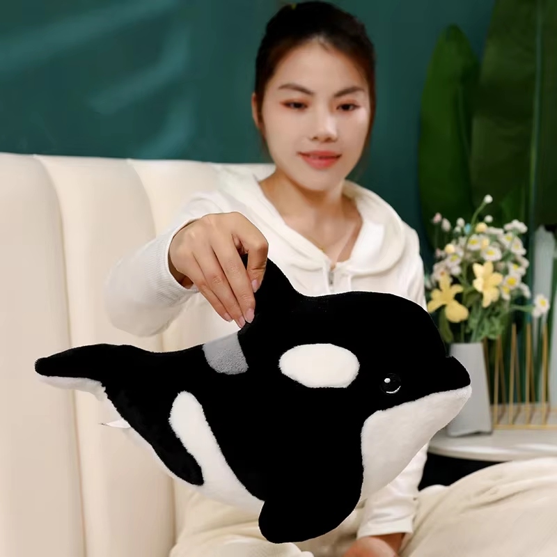 Cute Fluffy Orca Plush