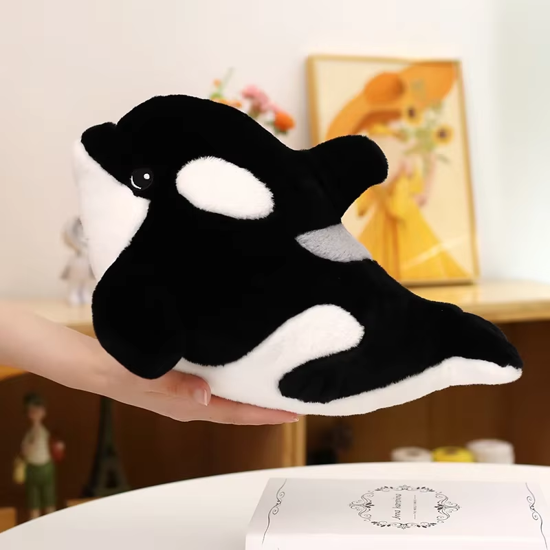 Cute Fluffy Orca Plush