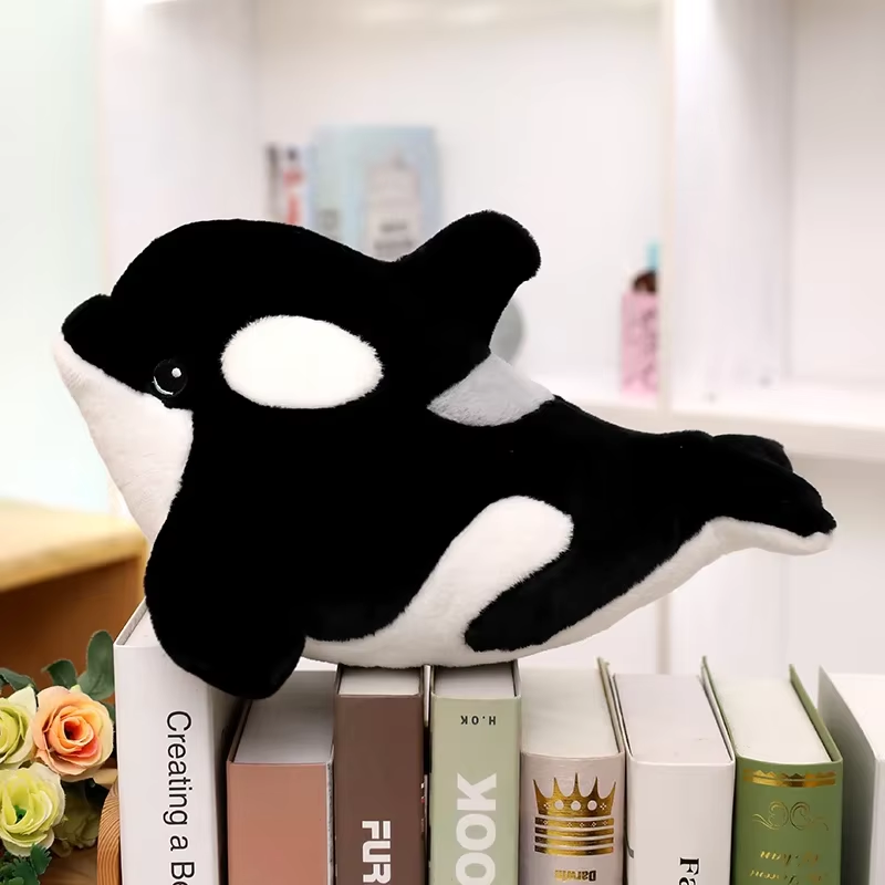 Cute Fluffy Orca Plush