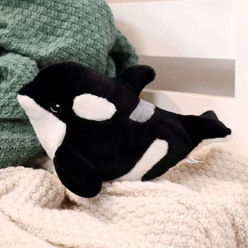 Cute Fluffy Orca Plush