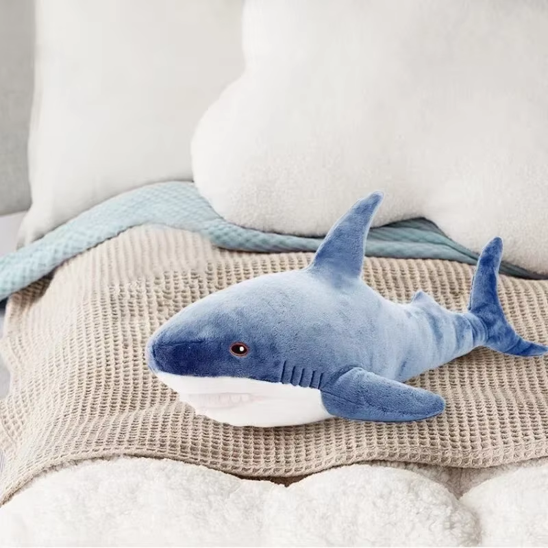 Cute Fluffy Shark Plush