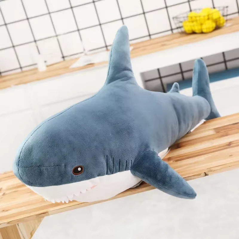 Cute Fluffy Shark Plush