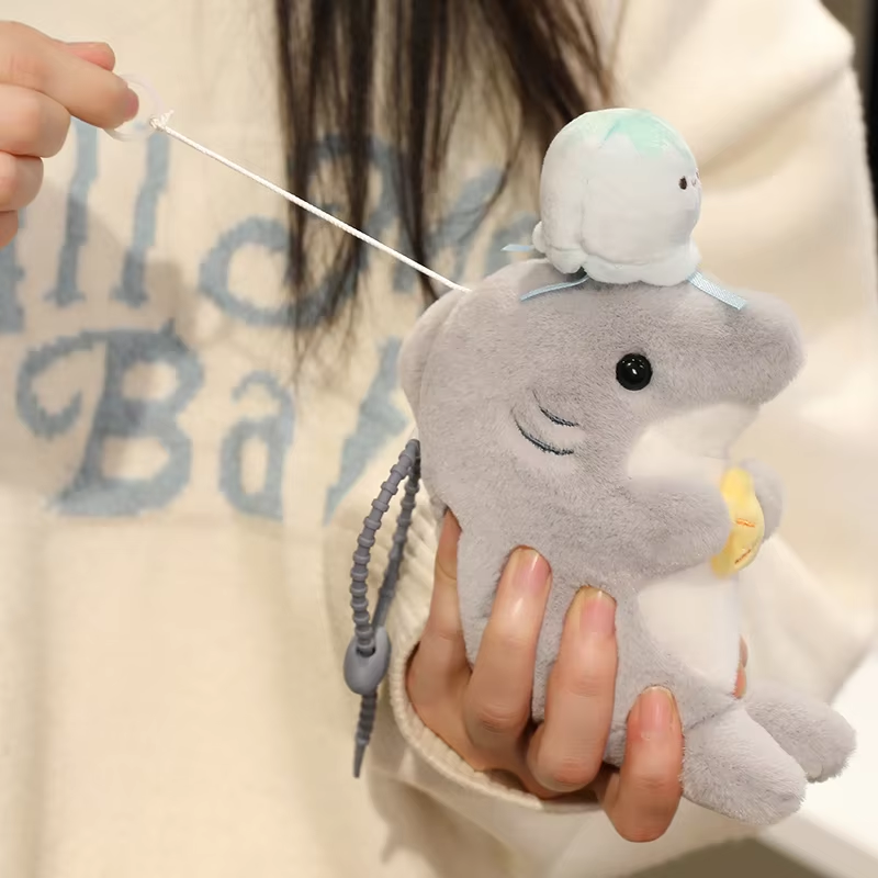 Spinning Hat Shark Plush