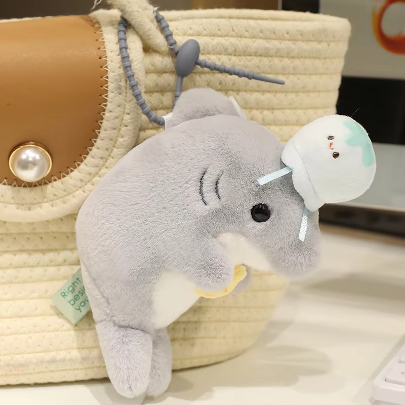 Spinning Hat Shark Plush