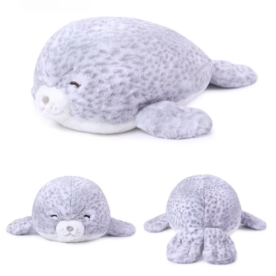 Fluffy Baby Seal Push