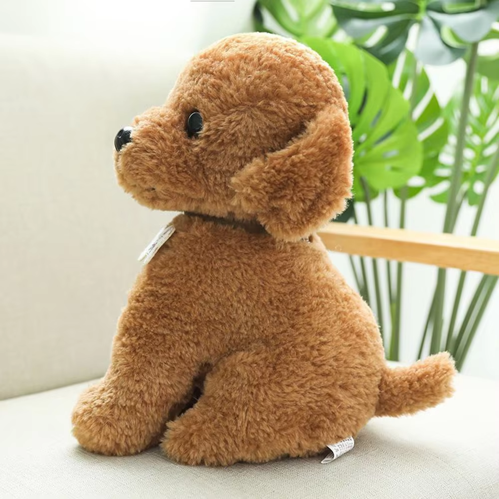 Cute Brown Bichon Plush