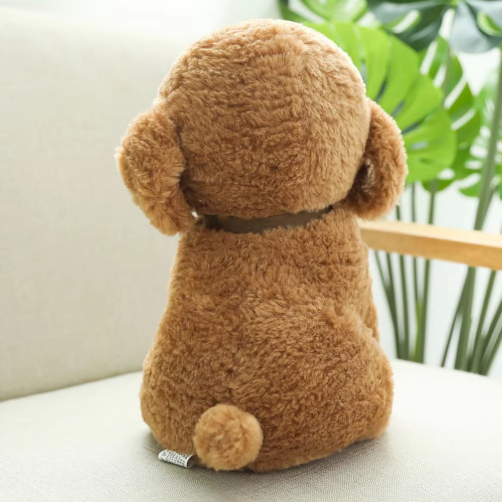 Cute Brown Bichon Plush