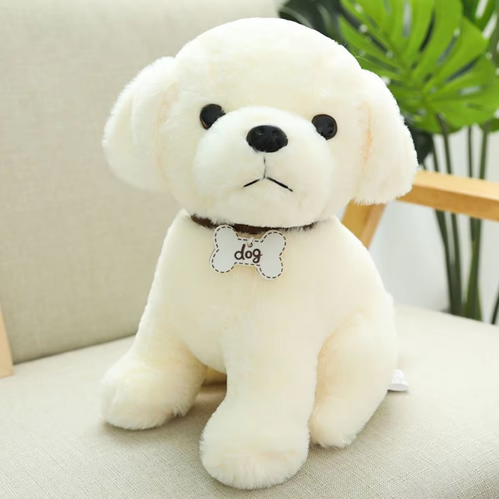 Cute White Poodle Plush