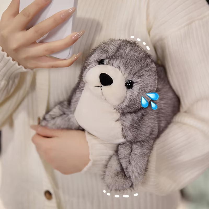 Fluffy Baby Seal Plush
