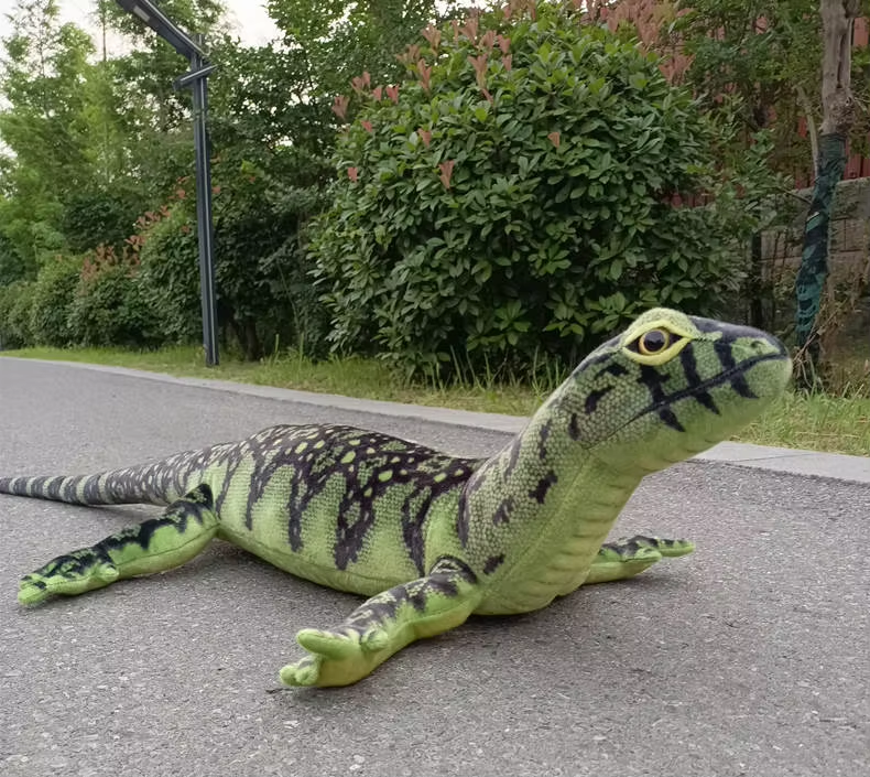 Jumbo Green Lizard Plush