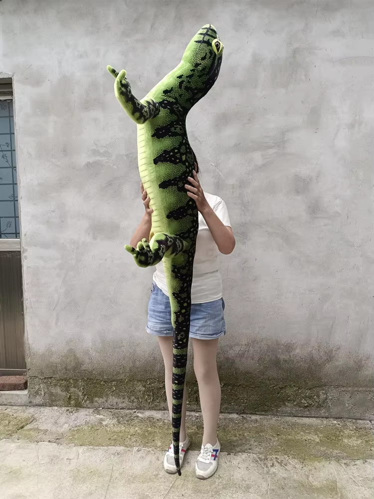 Jumbo Green Lizard Plush