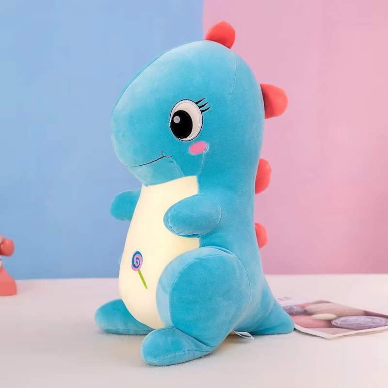 Kawaii Soft Blue Dino Plush