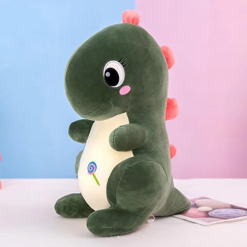 Kawaii Soft Green Dino Plush