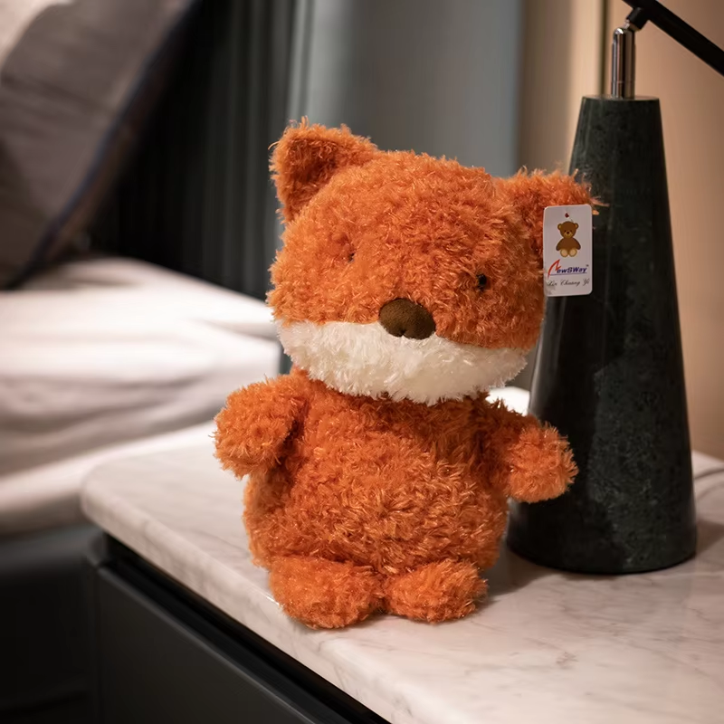 Cute Fuzzy Fox Plush