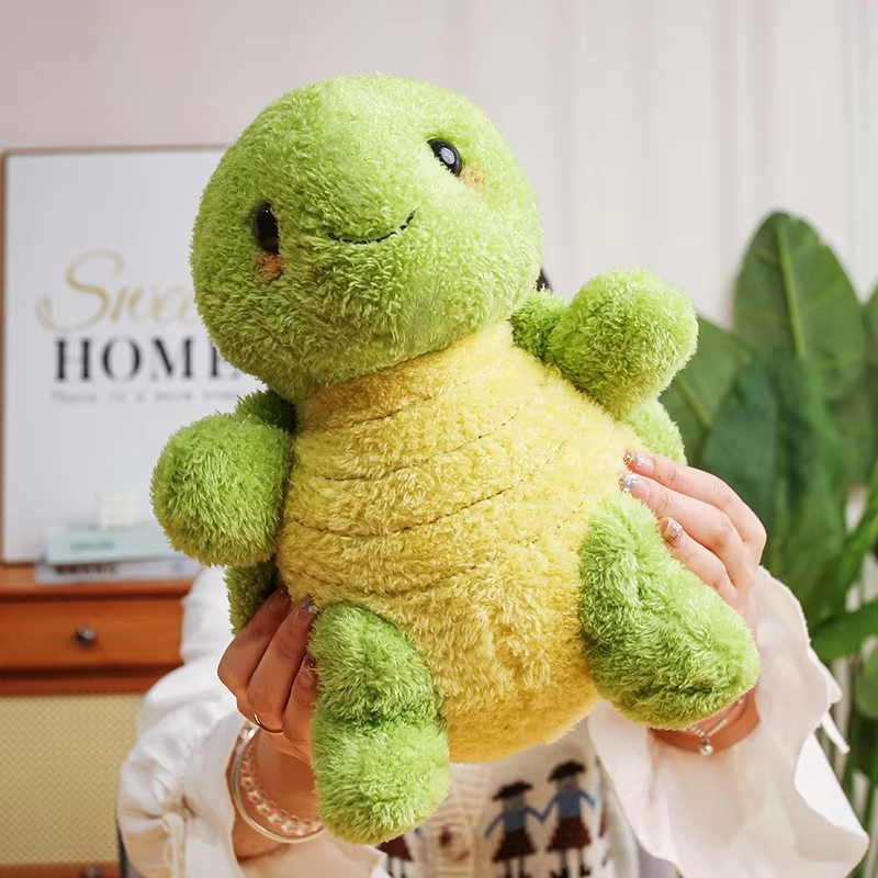 Adorable Fluffy Tortoise Plush