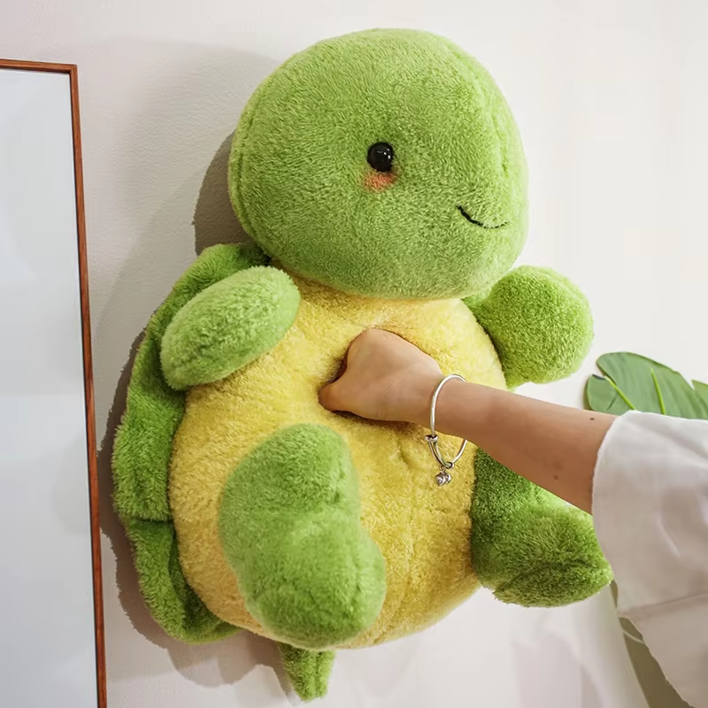 Adorable Fluffy Tortoise Plush