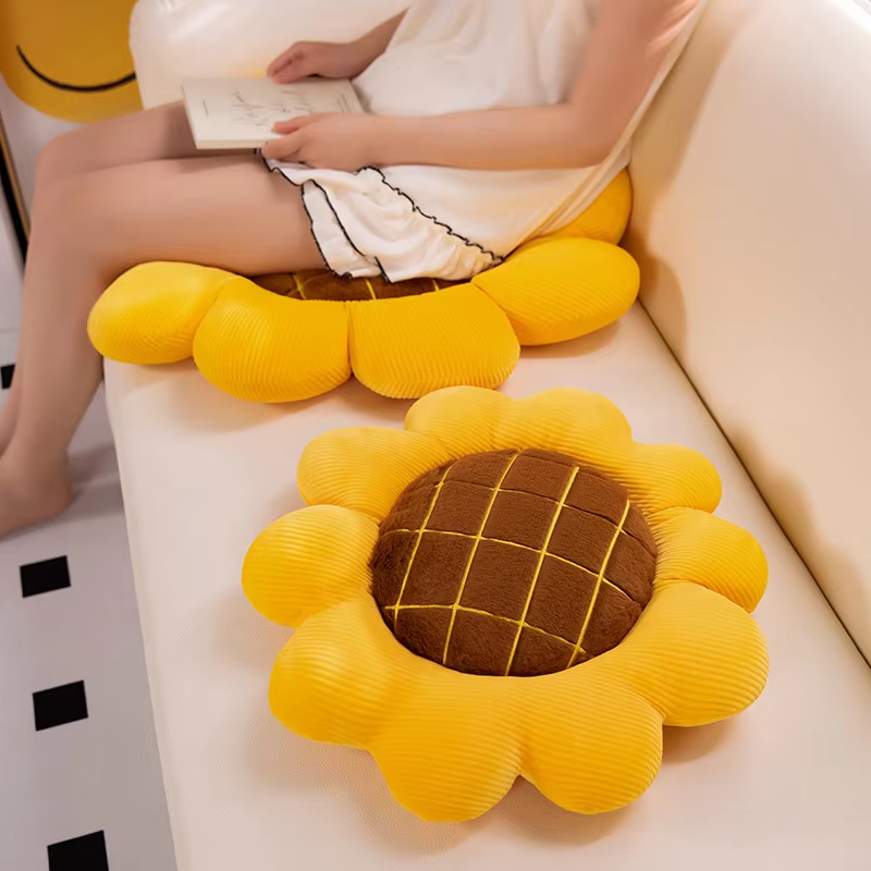 Soft Sunflower Pillow Plush