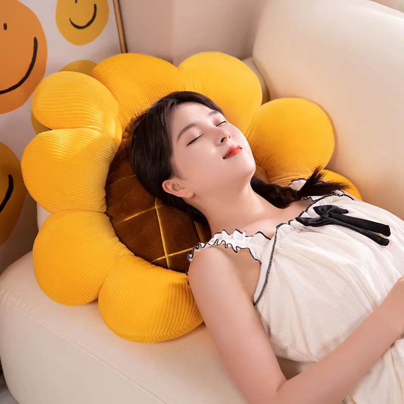 Soft Sunflower Pillow Plush