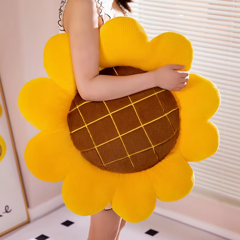 Soft Sunflower Pillow Plush