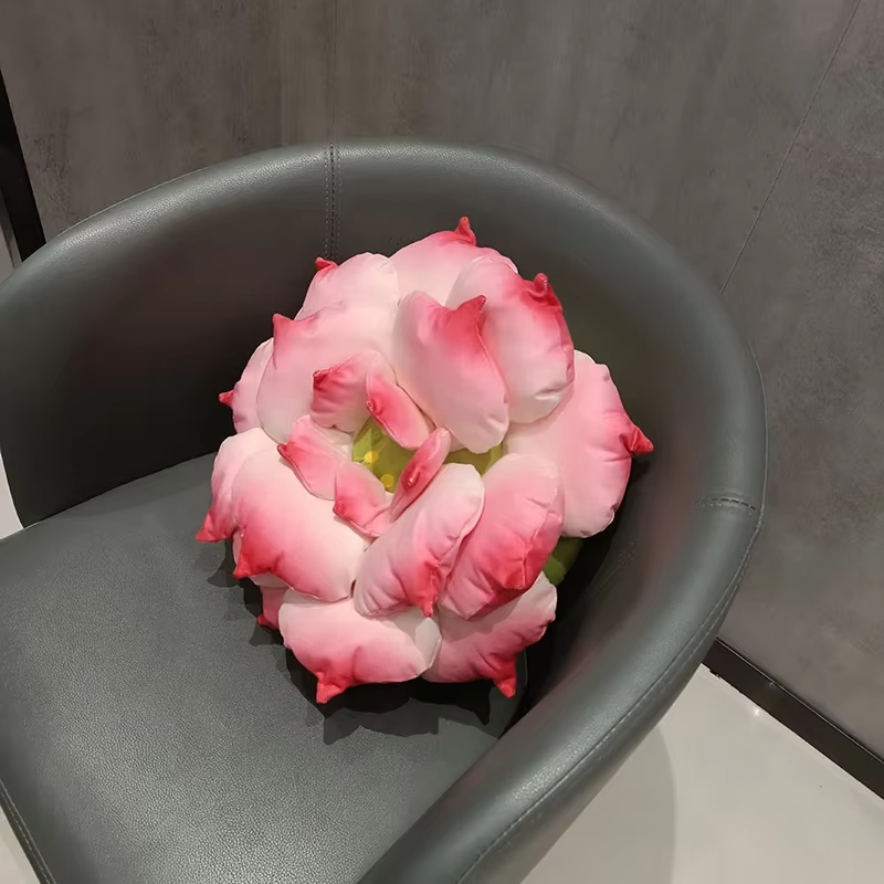 Pink Lotus Pillow Plush