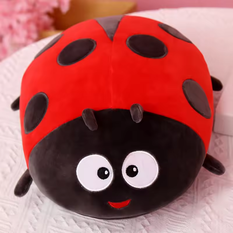 Kawaii Happy Ladybug Plush