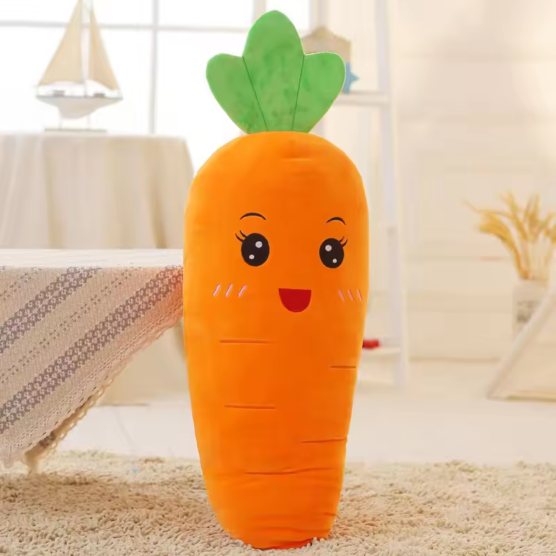 Big Cute Happy Carrot Soft Plush