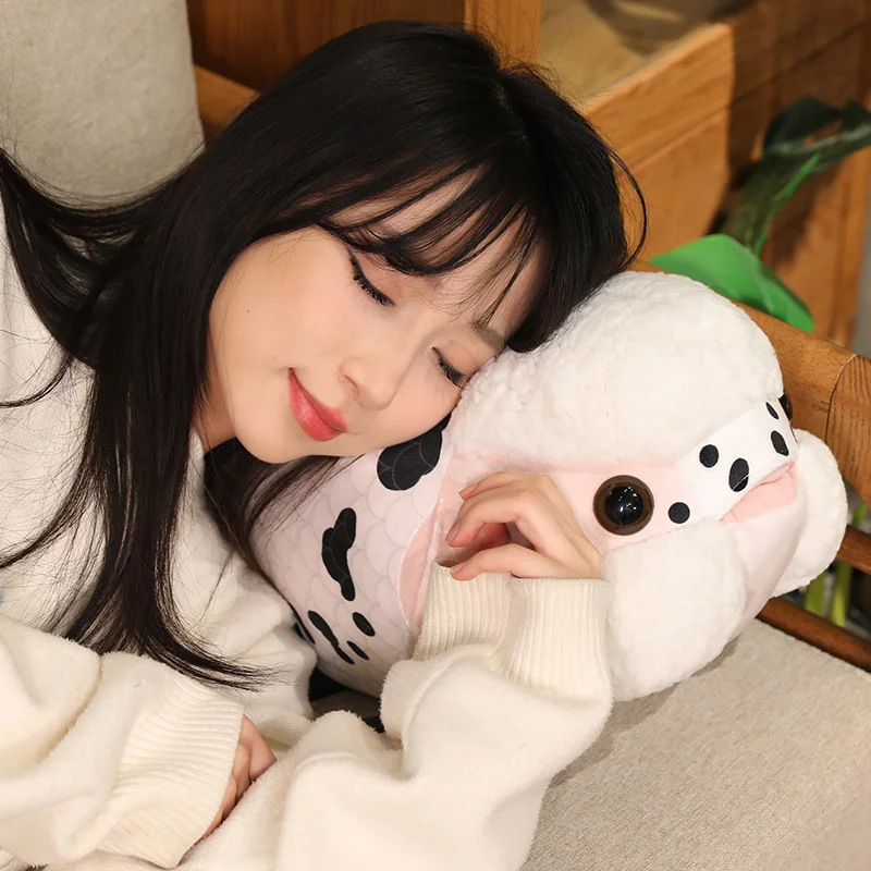 Black & White Ranchu Goldfish Plush