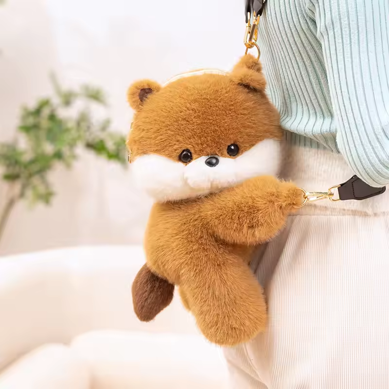 Cute Fluffy Fox Backpack