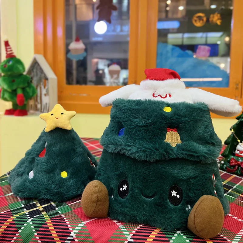 Cute Bunny Stuffed In Christmas Tree Plush