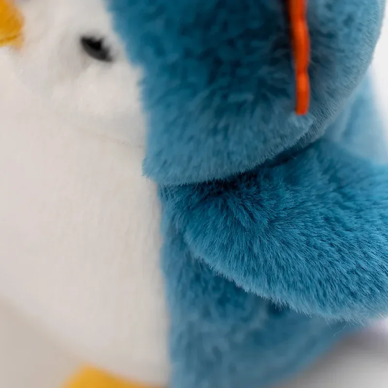 Blue Fluffy Salamander Penguin Plush