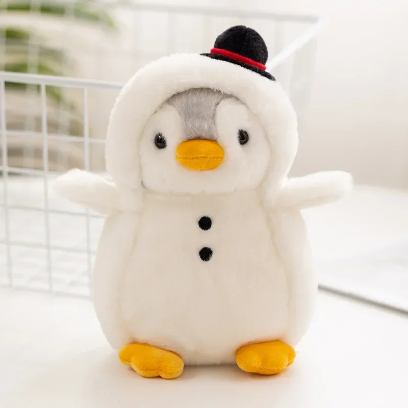 Fluffy Snowman Penguin Plush
