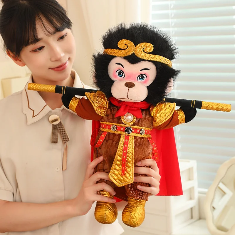 Black Staff Chinese Monkey King Plush