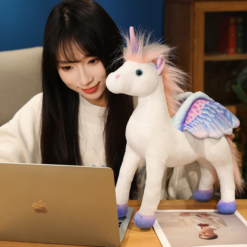 Blue Wings Unicorn Plush