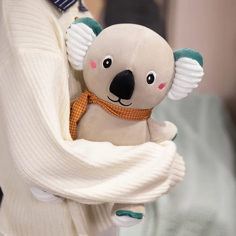 Orange Scarf Koala Plush