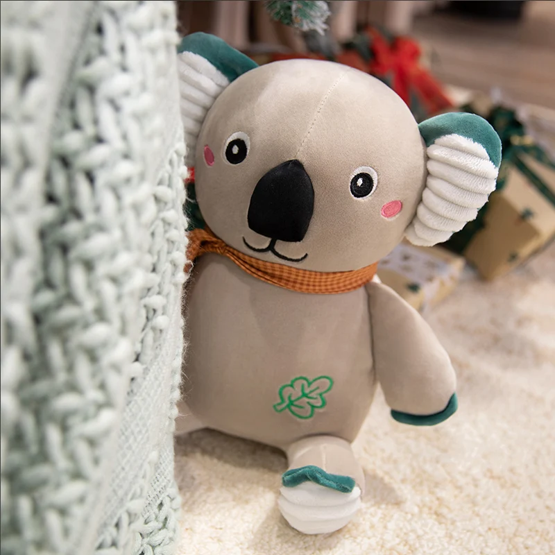 Orange Scarf Koala Plush