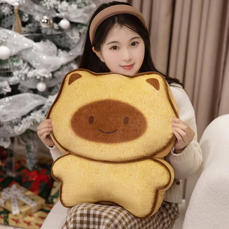 Light Brown Butter Biscuit Happy Cat Plush