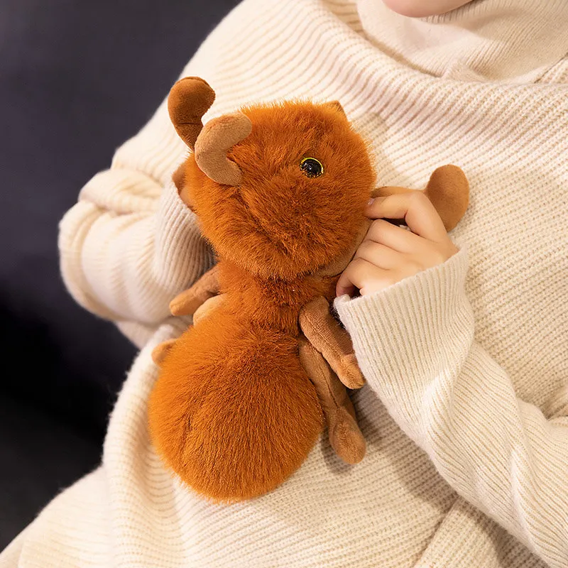 Brown Fuzzy Ant Plush Toy