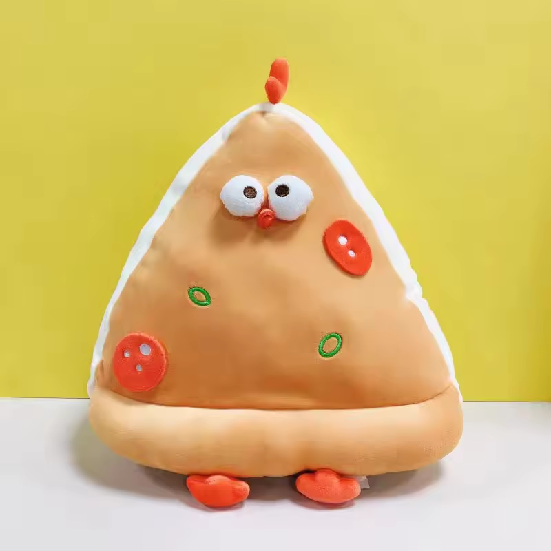 Chicken Pizza Slice Plush Toy