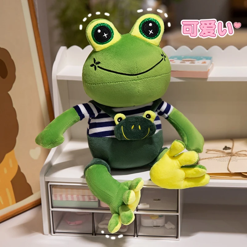 Kawaii Frog With Small Bag Plush