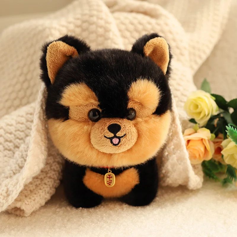 Small Yorkshire Big Head Fluffy Plush