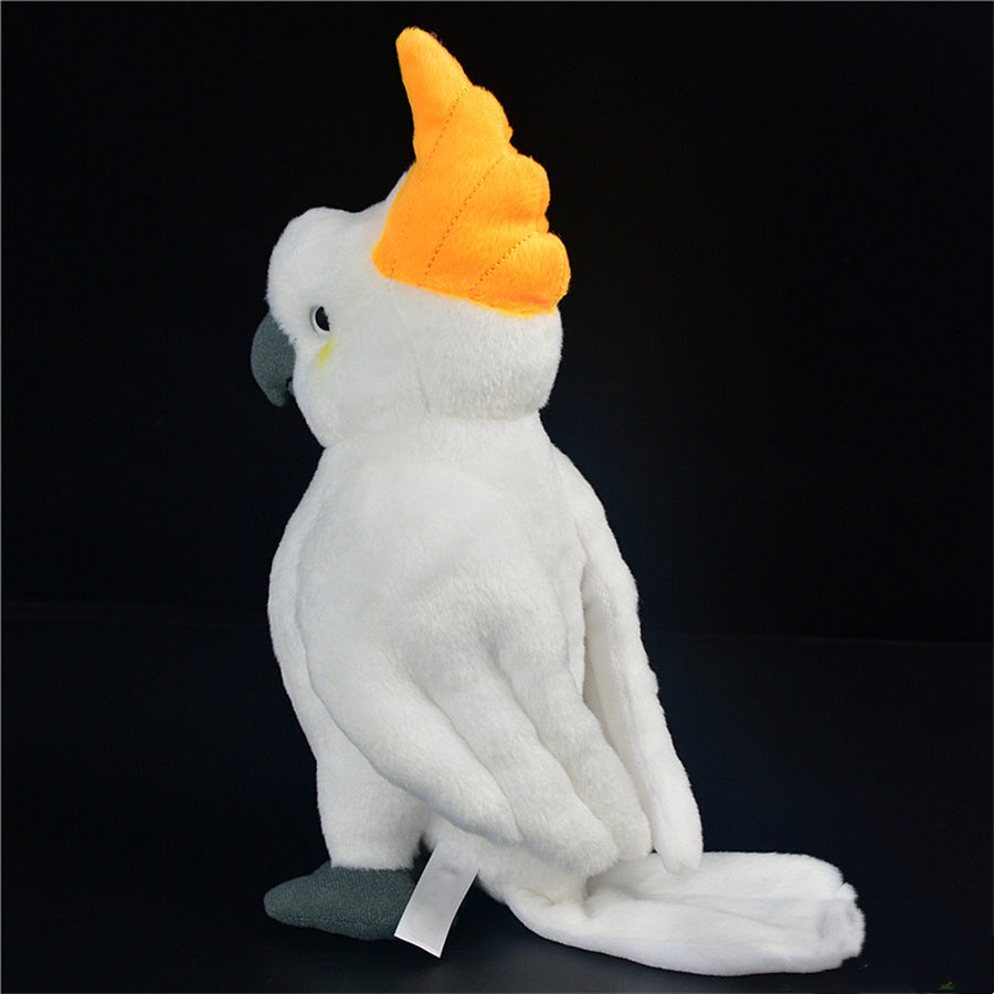Realistic Cakatoo Parrot Plush