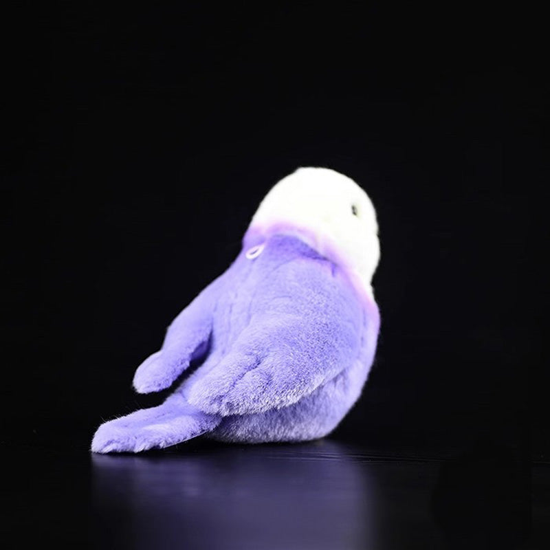 Realistic Purple Bird Plush