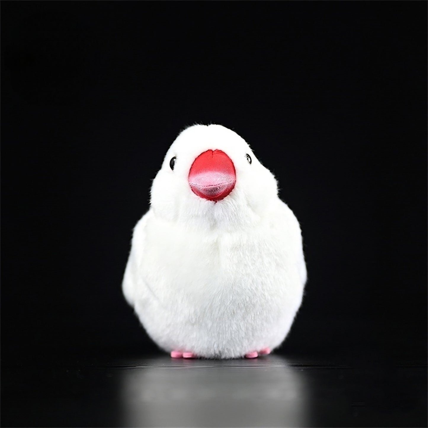 Realistic White Java Bird Plush